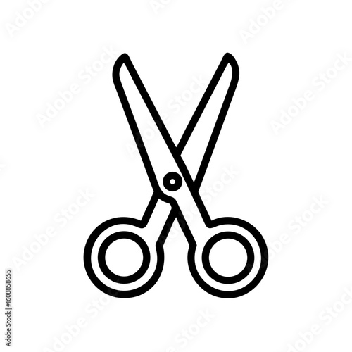 Scissors Icon for Creativity and Crafting Topics