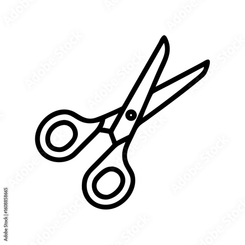 Scissors Icon for Creativity and Crafting Topics
