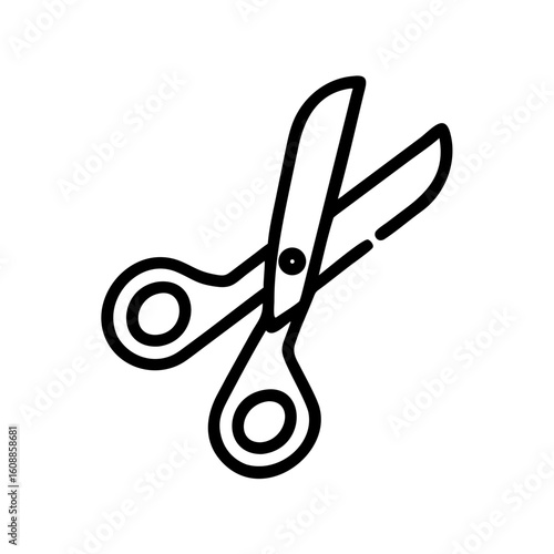 Scissors Icon for Creativity and Crafting Topics