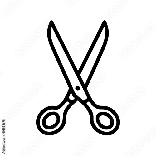 Scissors Icon for Creativity and Crafting Topics