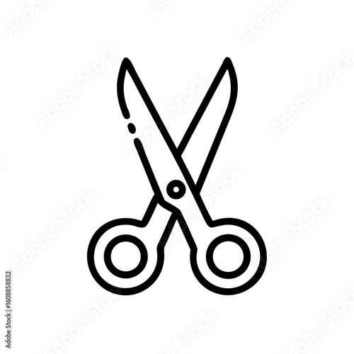 Scissors Icon for Creativity and Crafting Topics