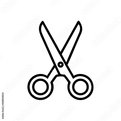 Scissors Icon for Creativity and Crafting Topics