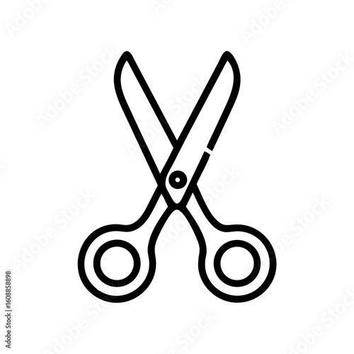 Scissors Icon for Creativity and Crafting Topics