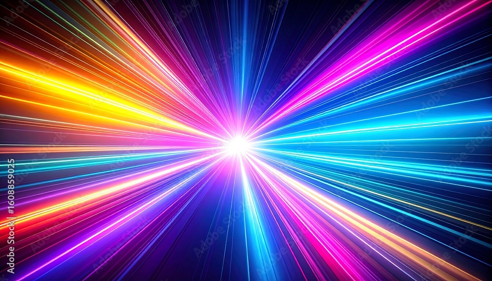 Abstract vibrant radial burst Abstract vibrant radial burst
