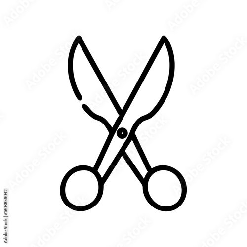 Scissors Icon for Creativity and Crafting Topics