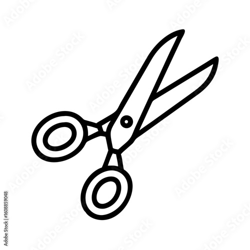 Scissors Icon for Creativity and Crafting Topics