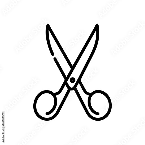 Scissors Icon for Creativity and Crafting Topics