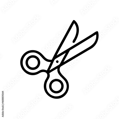 Scissors Icon for Creativity and Crafting Topics