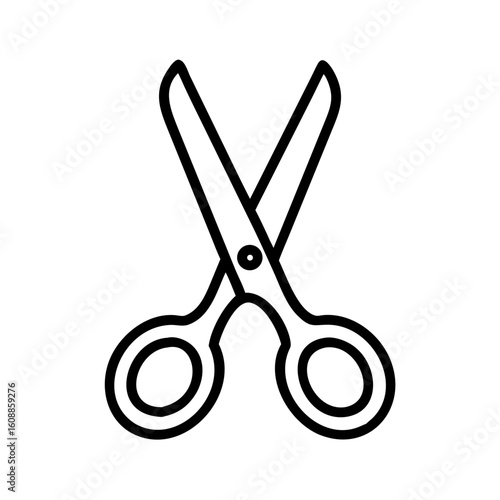 Scissors Icon for Creativity and Crafting Topics