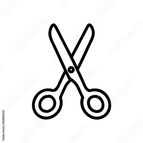 Scissors Icon for Creativity and Crafting Topics