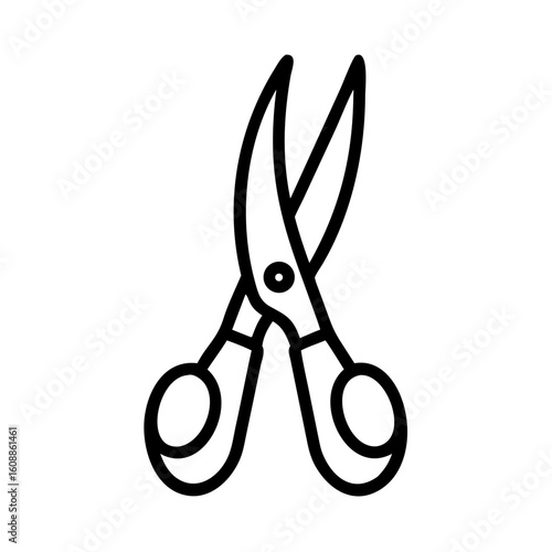 Scissors Icon for Creativity and Crafting Topics