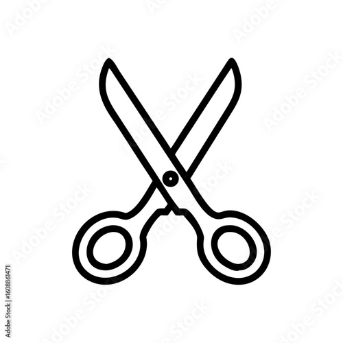 Scissors Icon for Creativity and Crafting Topics