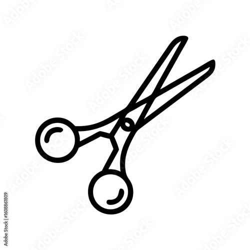 Scissors Icon for Creativity and Crafting Topics