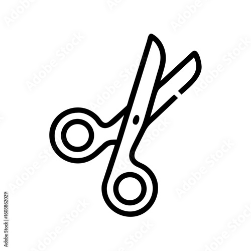 Scissors Icon for Creativity and Crafting Topics