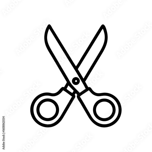 Scissors Icon for Creativity and Crafting Topics