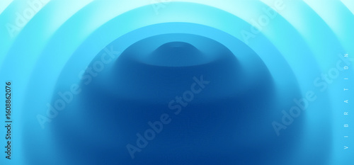 Background with convex forms and ripple effect. Vibrant trendy texture, with blending colors. Vector illustration for cover, card, postcard, interior design, banner, poster, brochure or presentation.