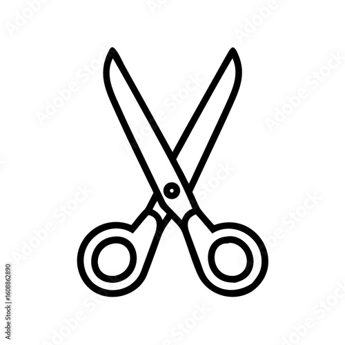 Scissors Icon for Creativity and Crafting Topics