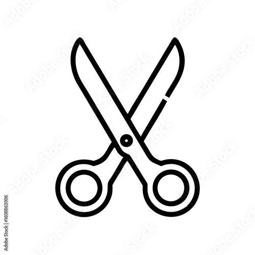 Scissors Icon for Creativity and Crafting Topics