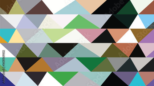 seamless triangle pattern, abstract geometric background