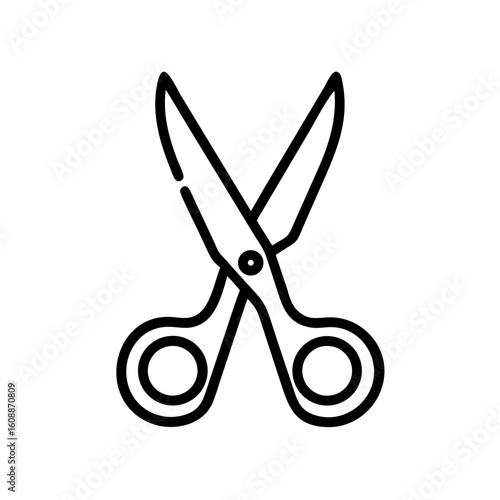 Scissors Icon for Creativity and Crafting Topics
