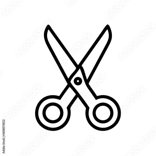 Scissors Icon for Creativity and Crafting Topics