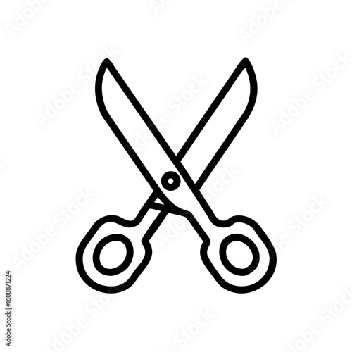 Scissors Icon for Creativity and Crafting Topics