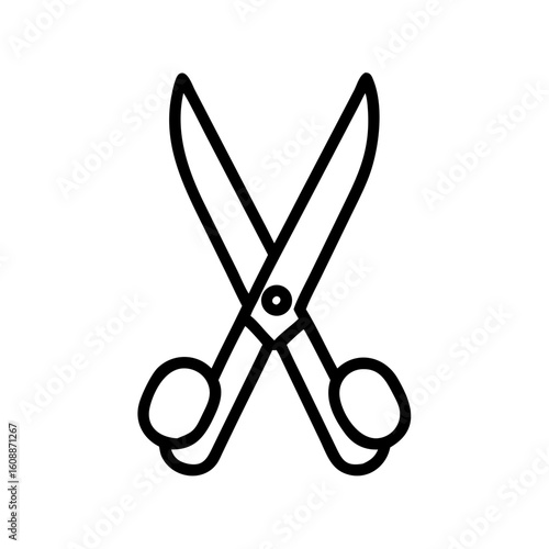 Scissors Icon for Creativity and Crafting Topics
