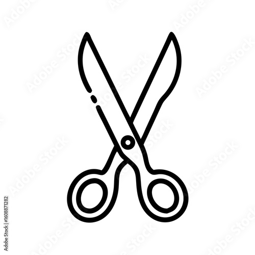 Scissors Icon for Creativity and Crafting Topics