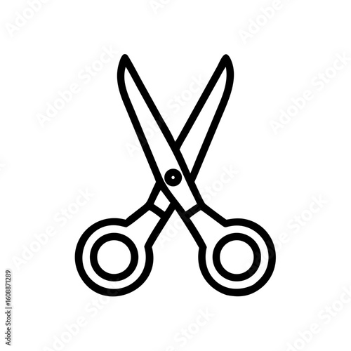 Scissors Icon for Creativity and Crafting Topics