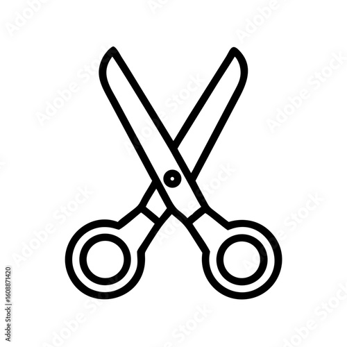 Scissors Icon for Creativity and Crafting Topics