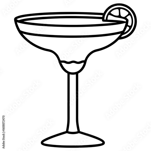 Margarita Glass Vector Colorful Mexican Holiday Symbol AI Design