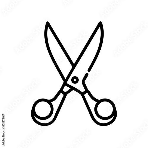 Scissors Icon for Creativity and Crafting Topics
