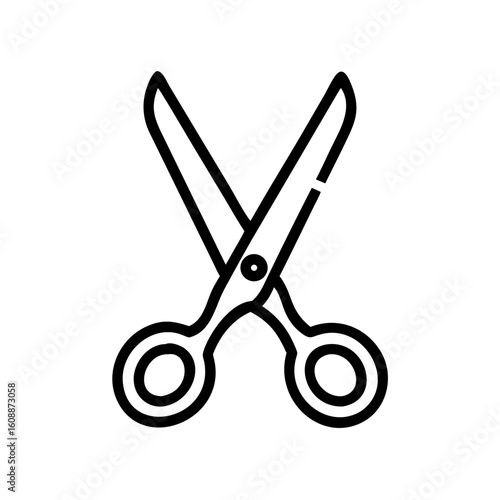 Scissors Icon for Creativity and Crafting Topics