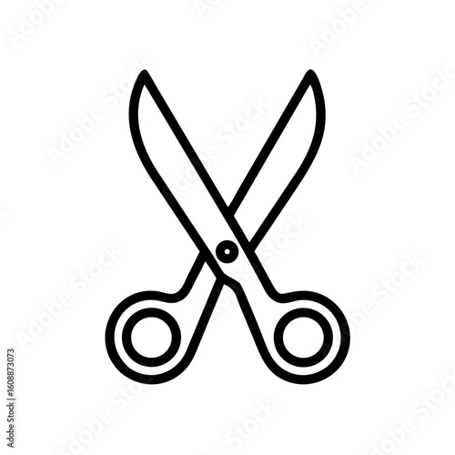 Scissors Icon for Creativity and Crafting Topics
