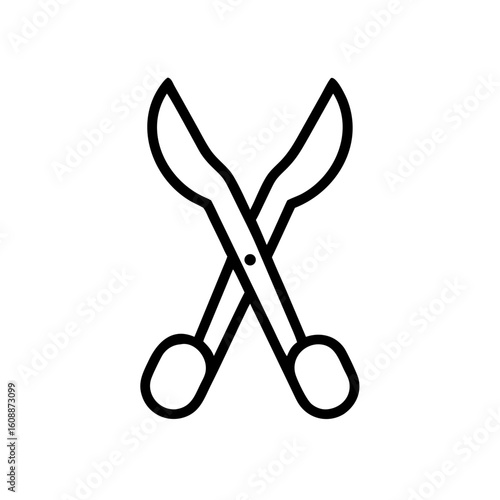 Scissors Icon for Creativity and Crafting Topics