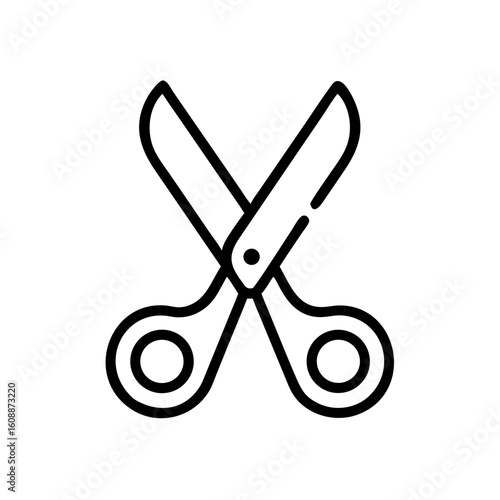 Scissors Icon for Creativity and Crafting Topics