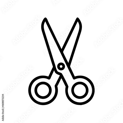 Scissors Icon for Creativity and Crafting Topics