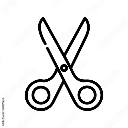 Scissors Icon for Creativity and Crafting Topics