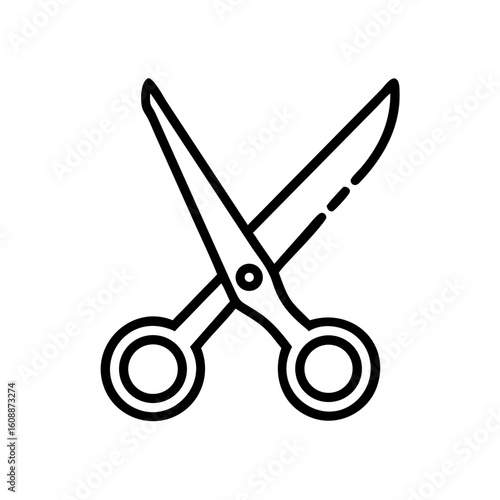 Scissors Icon for Creativity and Crafting Topics