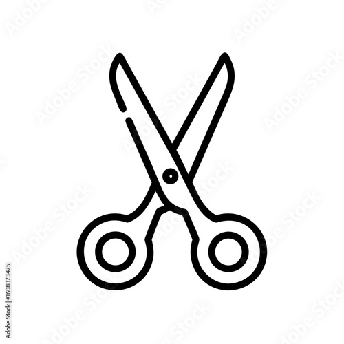 Scissors Icon for Creativity and Crafting Topics