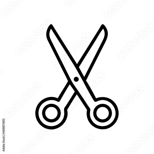 Scissors Icon for Creativity and Crafting Topics