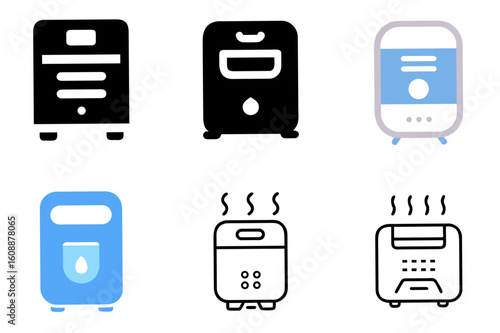 Dehumidifier Icon Vector Illustration