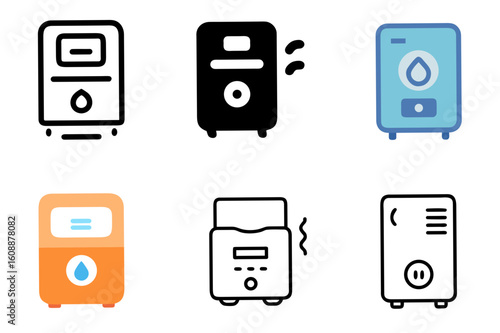 Dehumidifier Icon Vector Illustration