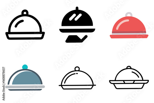 Food Tray Icon Vector Illustration