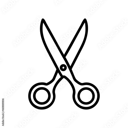 Scissors Icon for Creativity and Crafting Topics