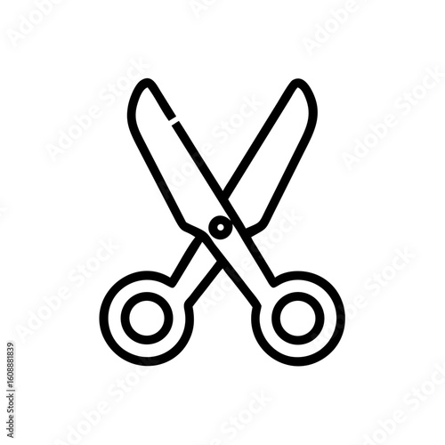 Scissors Icon for Creativity and Crafting Topics