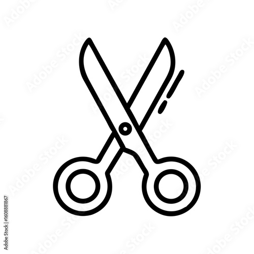Scissors Icon for Creativity and Crafting Topics