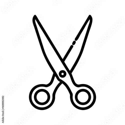Scissors Icon for Creativity and Crafting Topics