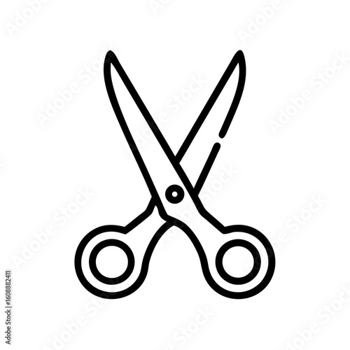 Scissors Icon for Creativity and Crafting Topics