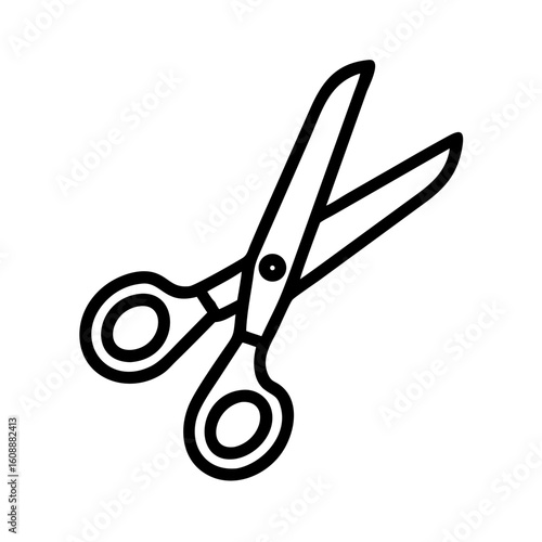 Scissors Icon for Creativity and Crafting Topics